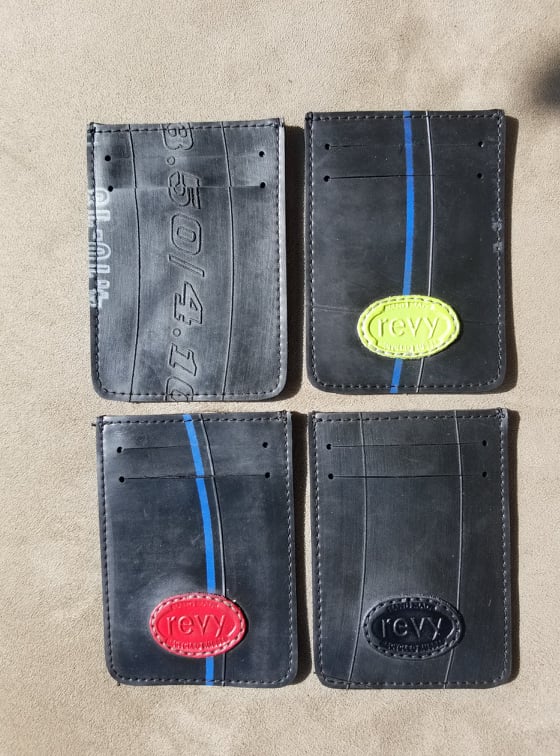 Revy Fair Trade Recycled Tire Long Zipper Wallet