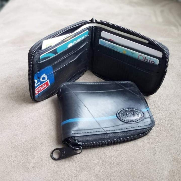 Revved Up Bi-Fold Zipper Wallet