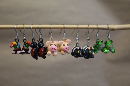 Ilobasco Clay Earrings