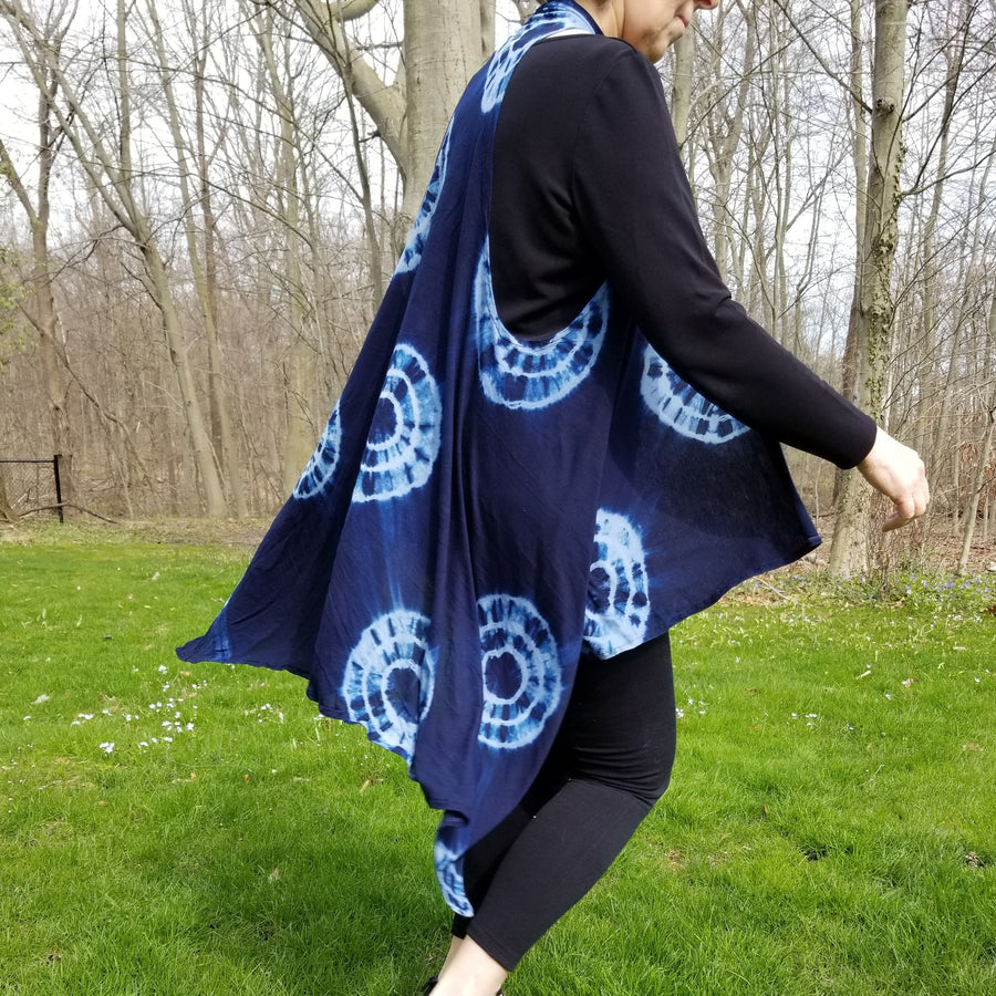 Alma de Añil Cotton Vest