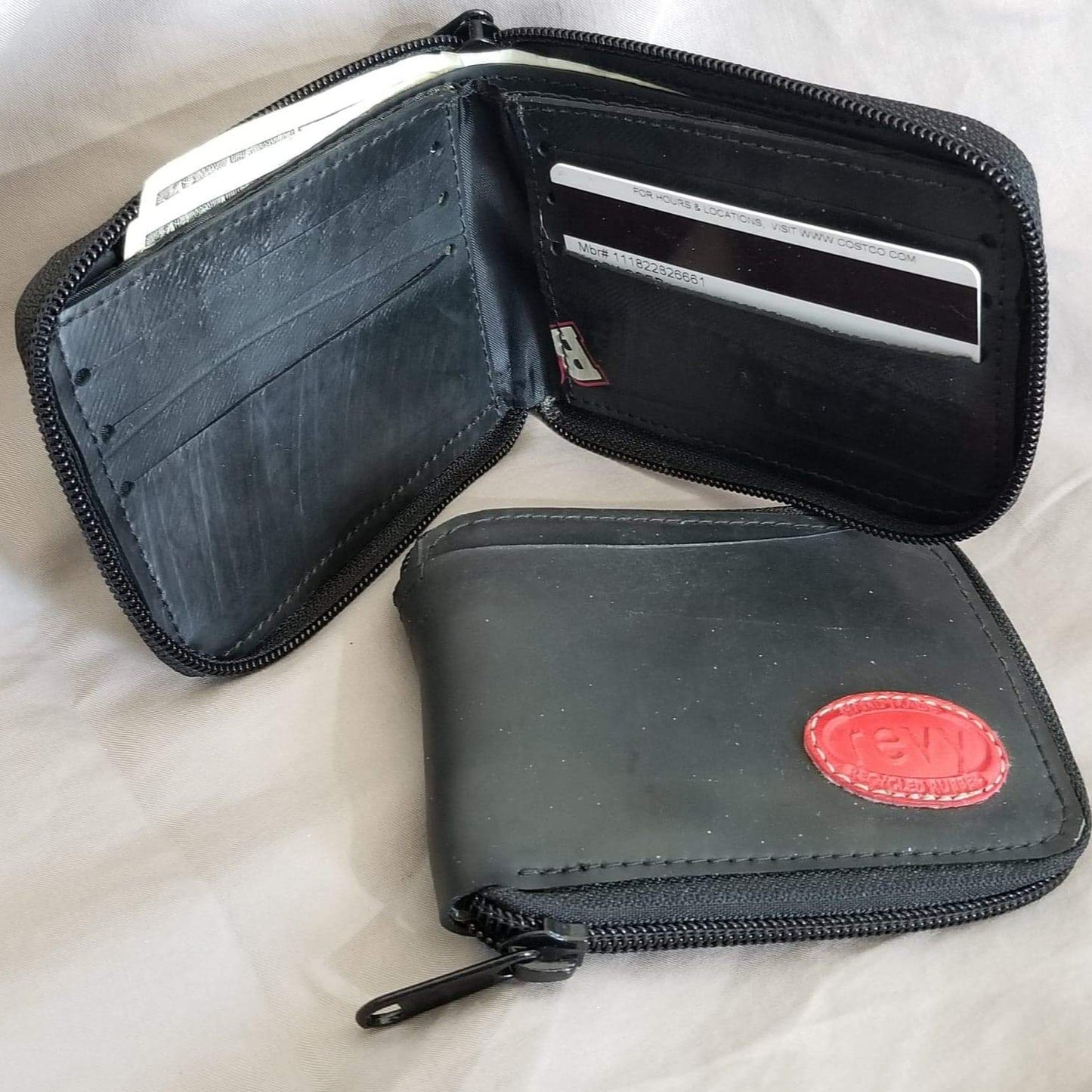 Revved Up Bi-Fold Zipper Wallet