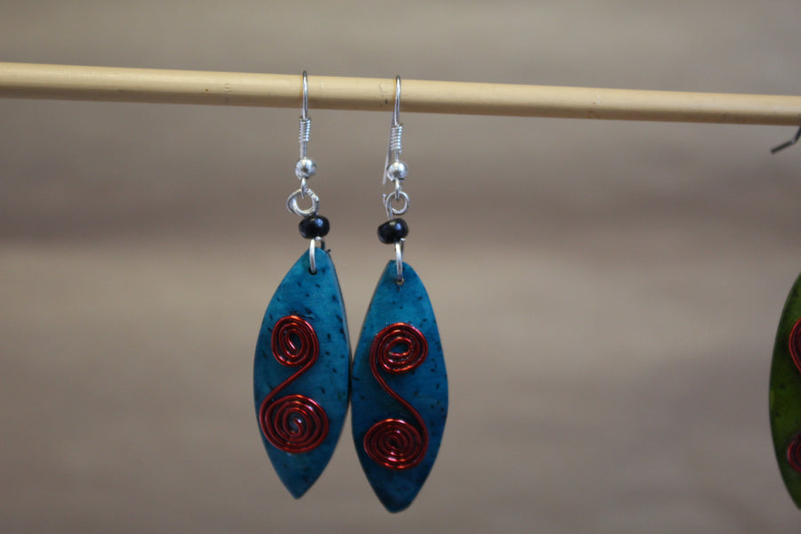Jaraguá Aztec Coil Earrings