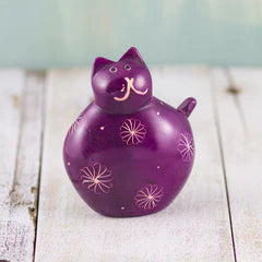 Fat Soapstone Cat